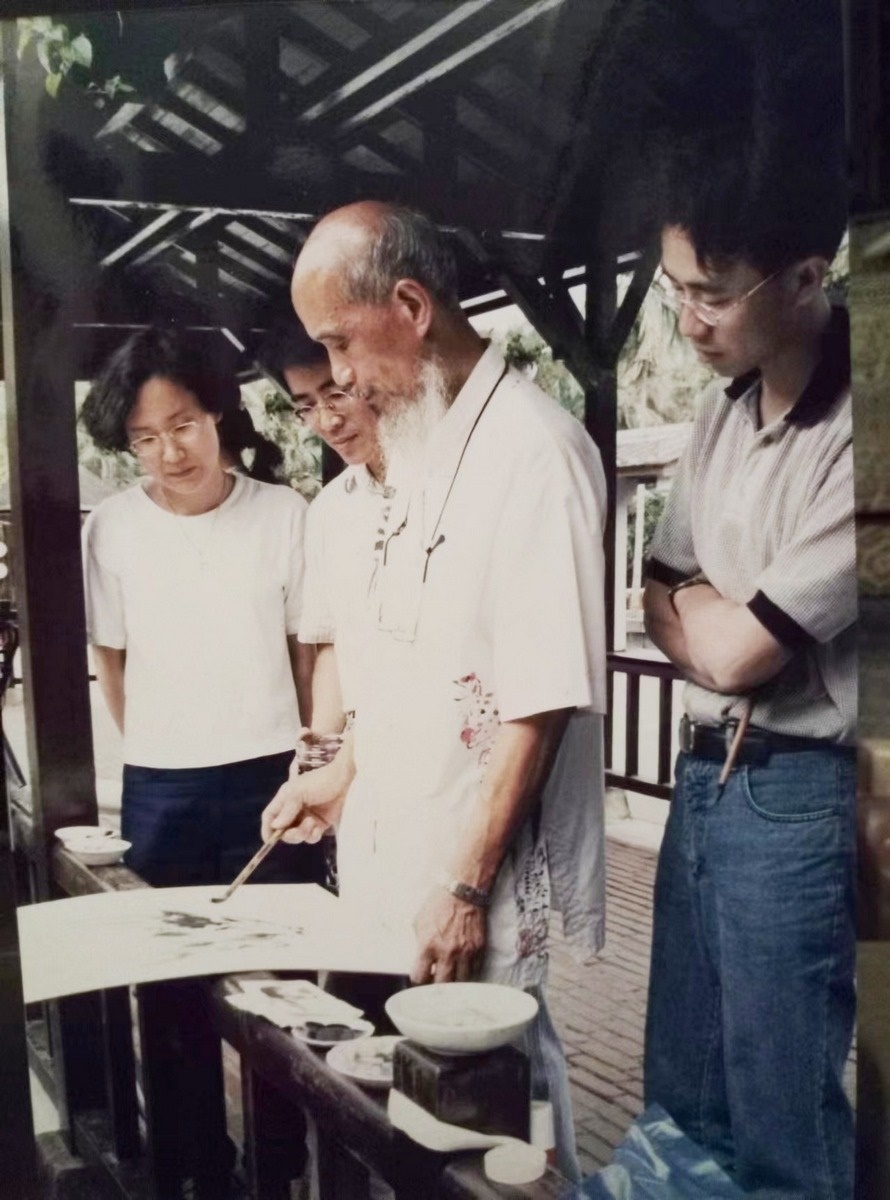 1999年帶研究生到動物園寫生